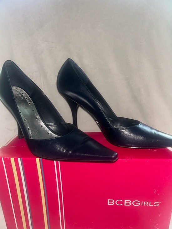 BCBGirls Shoes - BCBGirls Black Pointed-Toe Stiletto Pumps